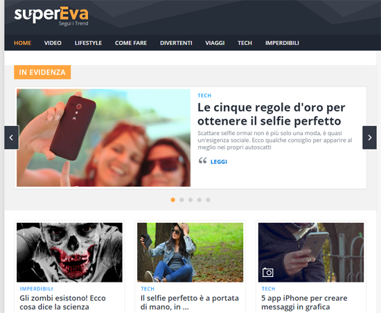 superEva, nasce una nuova editoria online