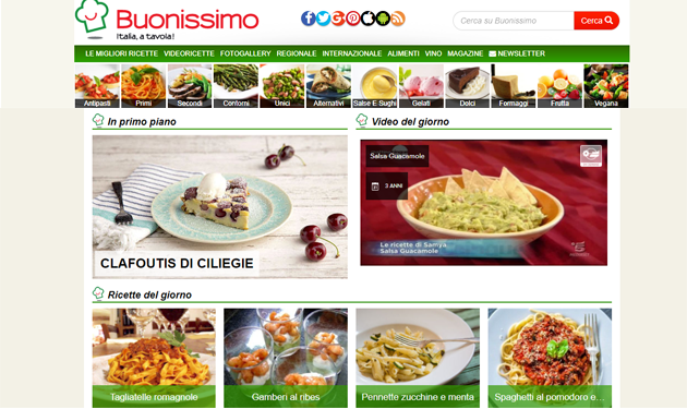 ITALIAONLINE ACQUIRES THE FOOD PORTAL BUONISSIMO