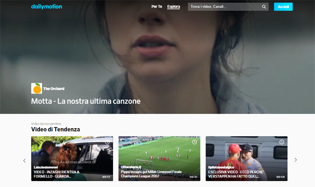 Italiaonline concessionaria di Dailymotion in esclusiva per l’Italia