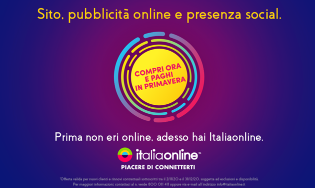 Nuova campagna tv, radio, digital e out of home per Italiaonline