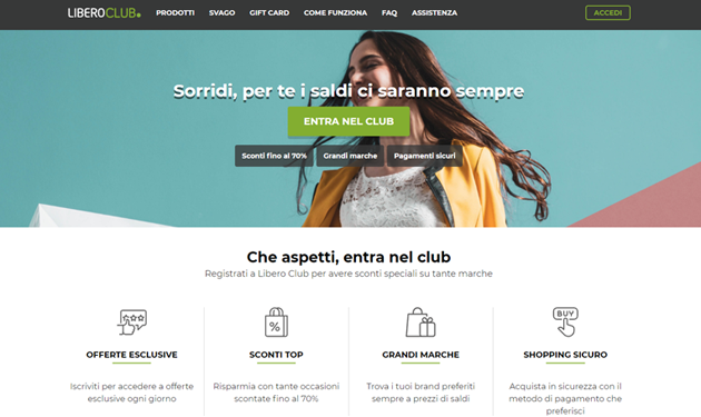 Italiaonline presenta Libero Club