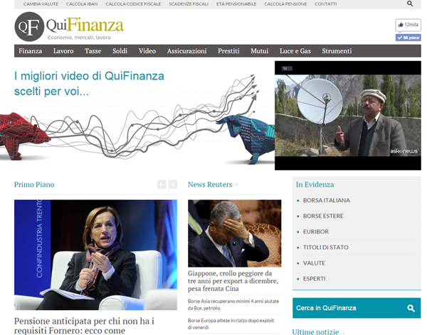 QuiFinanza silver medal in unique audience