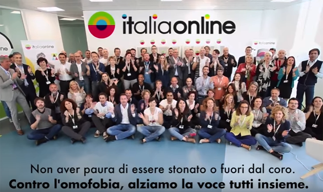 ITALIAONLINE AND ITS EMPLOYEES AGAINST HOMOPHOBIA
