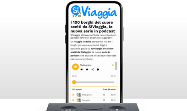 The 100 Borghi del cuore of SiViaggia: Italiaonline lands on Alexa
