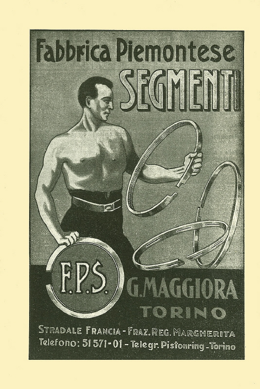Fabbrica piemontese segmenti G.Maggiora
