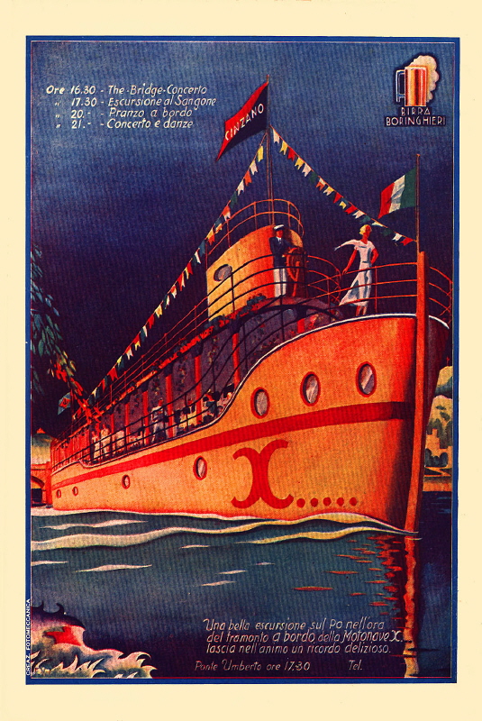 1935 Torino – Escursioni in motonave