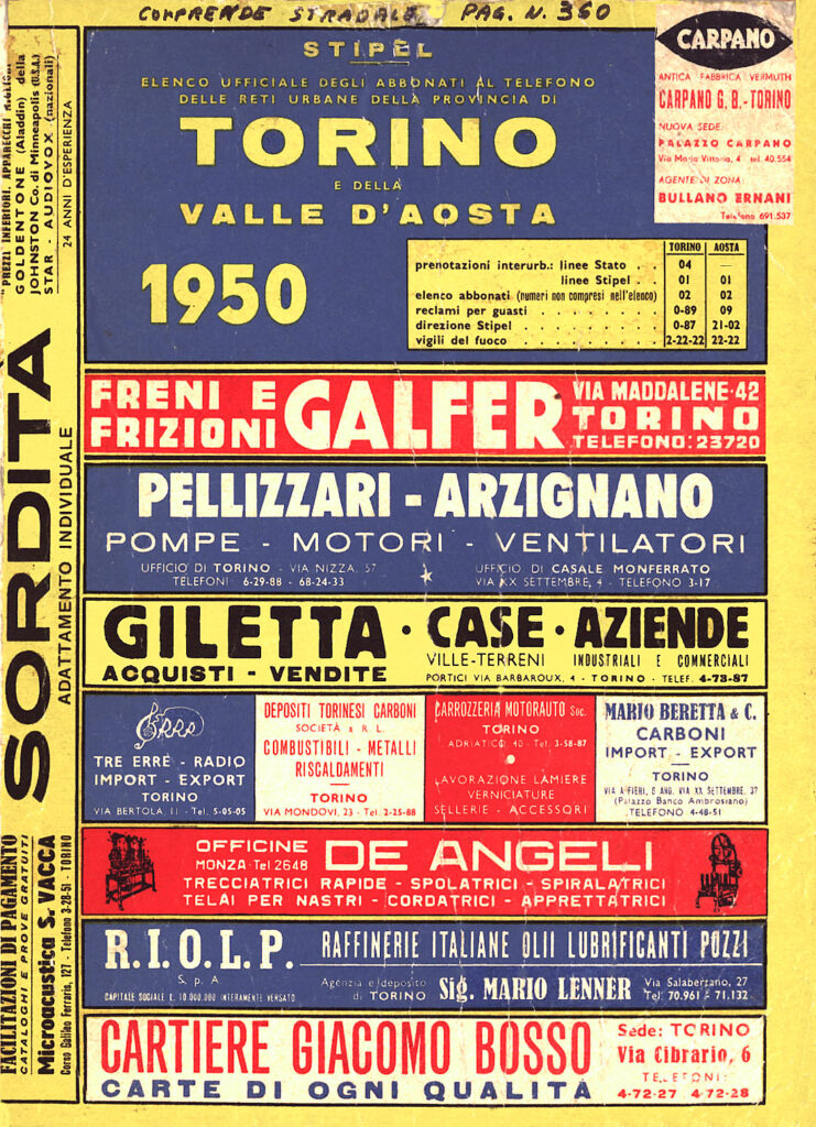 Copertina 1950