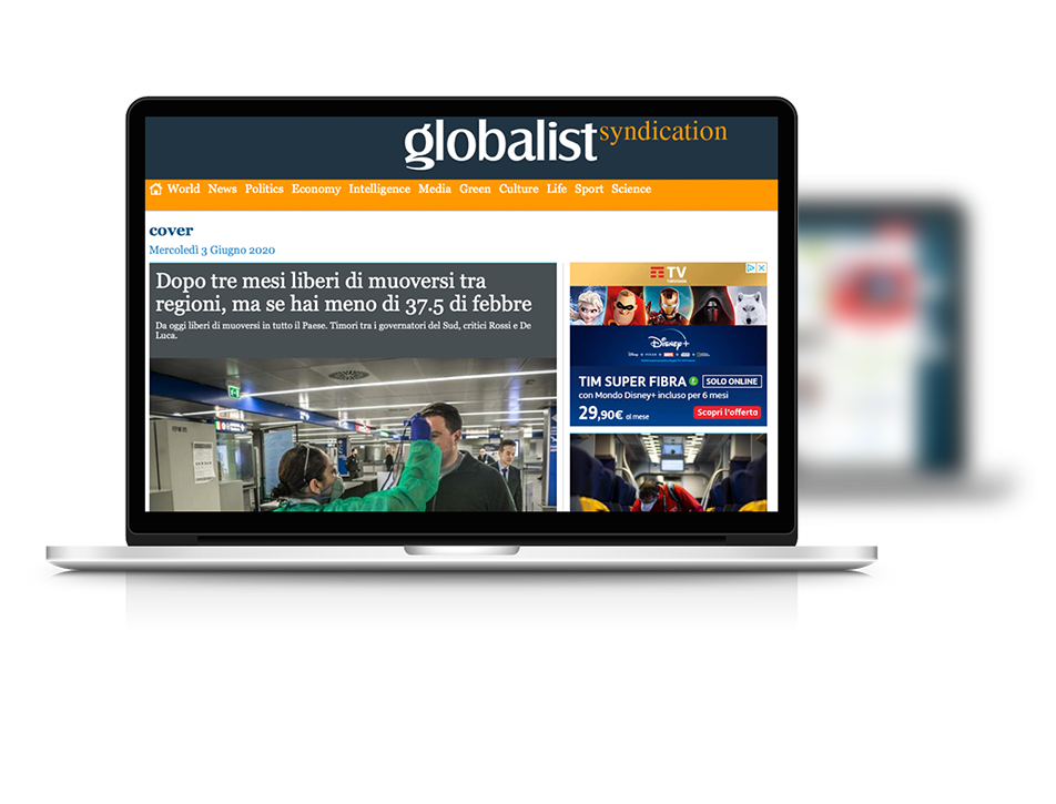 Pubblicità su Globalist Italia Pubblicità su Globalist Italia
