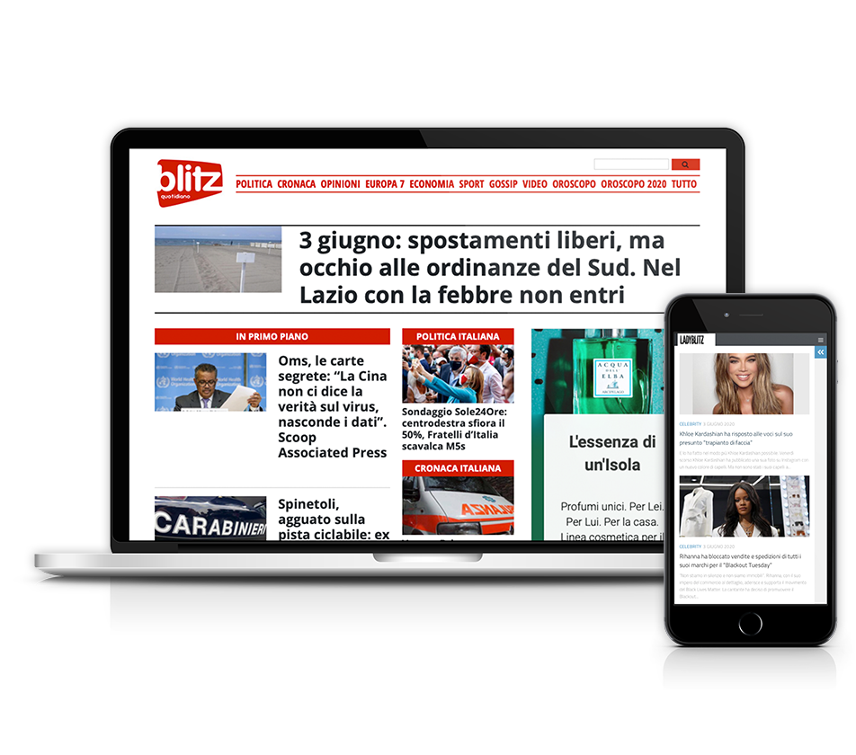 Pubblicità su Blitzquotidiano.it e Ladyblitz.it Pubblicità su Blitzquotidiano.it e Ladyblitz.it