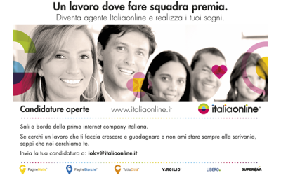 ITALIAONLINE CERCA IN TUTTA ITALIA OLTRE 100 AGENTI