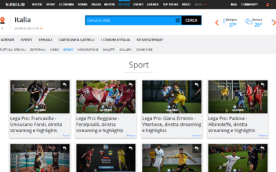 ITALIAONLINE E SPORTUBE INSIEME: TUTTO LO SPORT MINUTO PER MINUTO